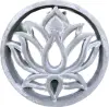  Product image 2 of the product “Lotus - Plaque - Lotus flower, Ø 15 cm | cast stone ”